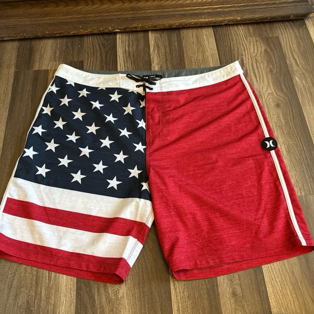 Hurley Men's Stars and Stripes Swim Shorts